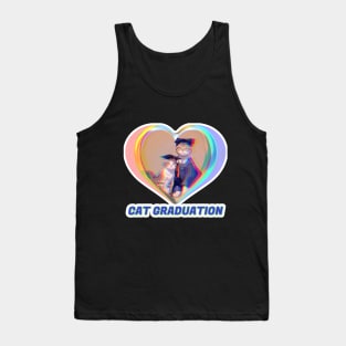 Cat Graduation Tank Top